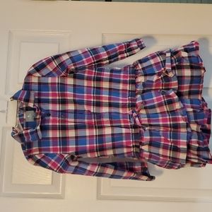 Girls 4 plaid gap dress